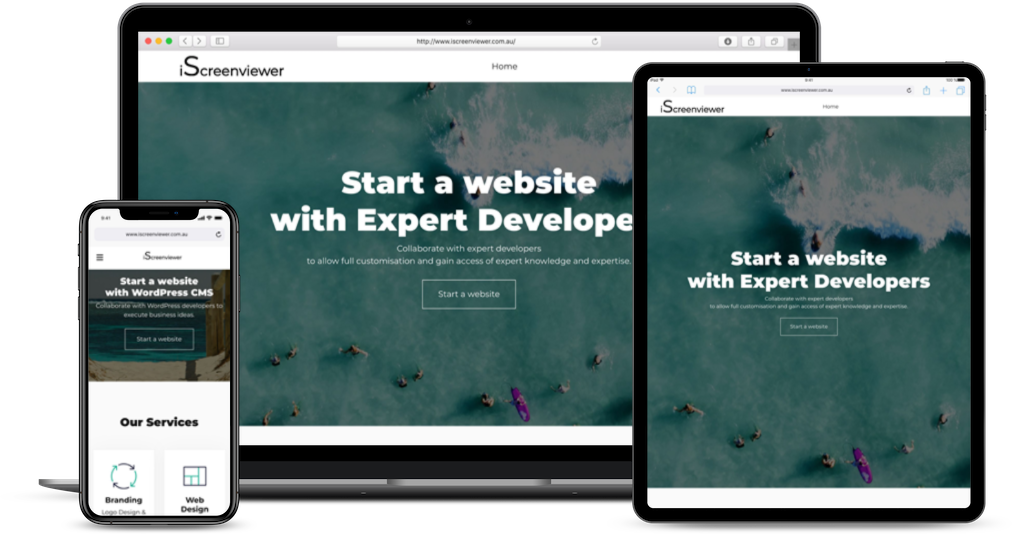 iScreen Viewer Mockup